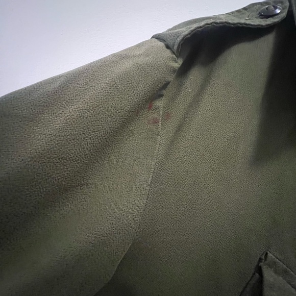 Olive Green Military Field Jacket - Picture 2 of 5